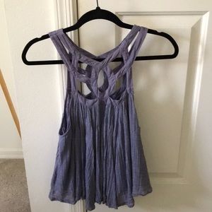 Purple free people cami top